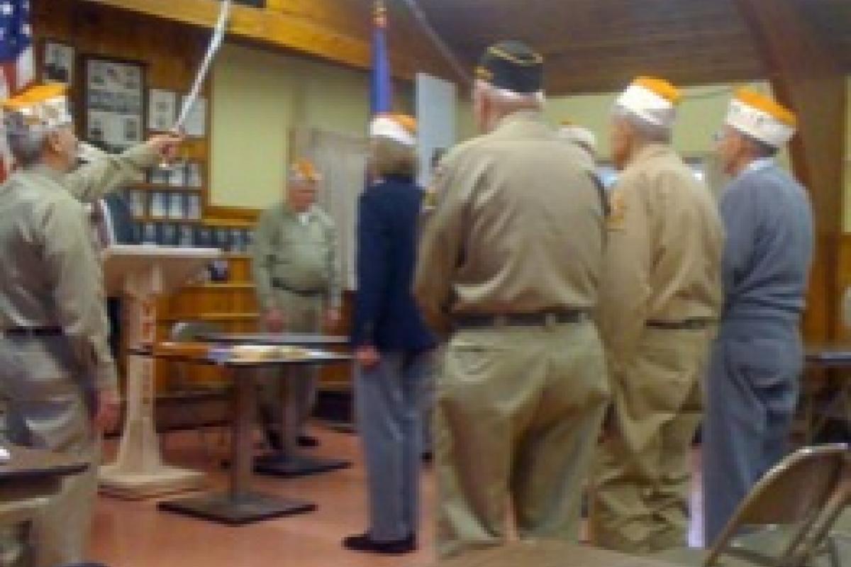 Veterans at Attention