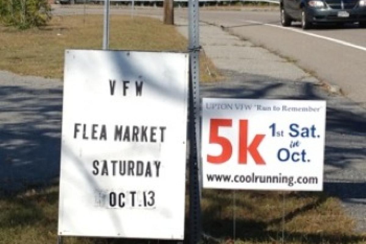 Flea Market Sign