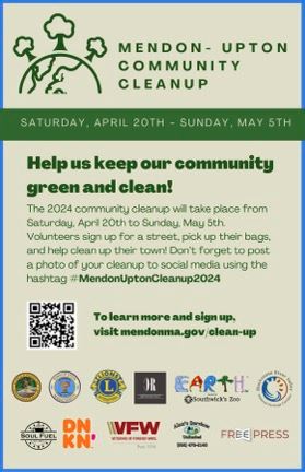 2024 mendon clean up day 2024 flier