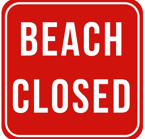 Beach Closed